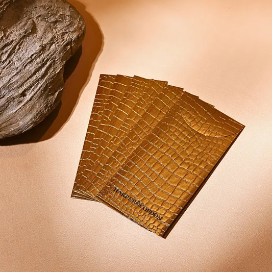 Balacron Gold Croco Pockets HARPER & CORDON