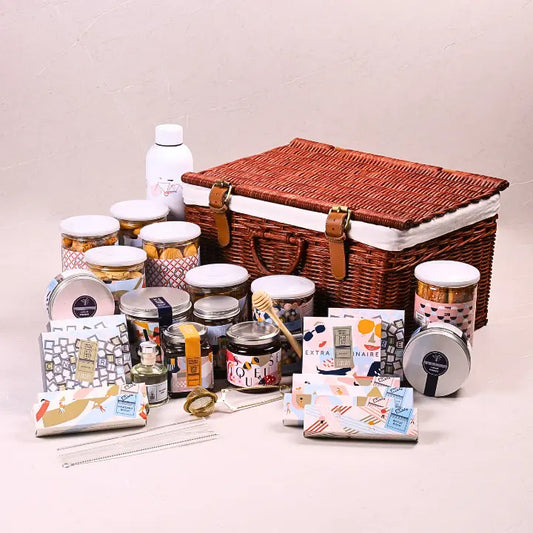 The Grandeur Rattan Basket Harper & Cordon