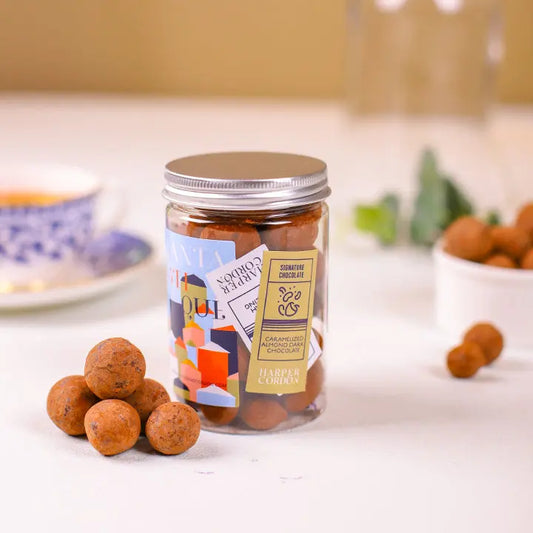Caramelized Almond Dark Chocolate HARPER & CORDON