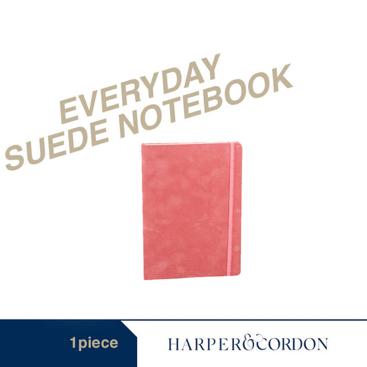 Everyday Suede Notebook in Rose