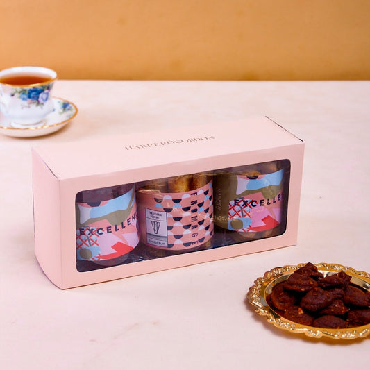 Exquisite Cookie Gift Box in Rose